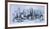 Skyline-Ben Maile-Framed Giclee Print