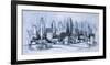 Skyline-Ben Maile-Framed Giclee Print