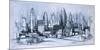 Skyline-Ben Maile-Mounted Giclee Print