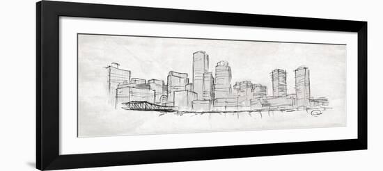 Skyline-OnRei-Framed Art Print
