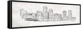 Skyline-OnRei-Framed Stretched Canvas