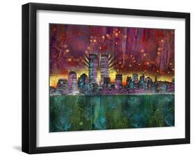 Skyline-Dean Russo- Exclusive-Framed Giclee Print