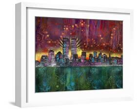 Skyline-Dean Russo- Exclusive-Framed Giclee Print