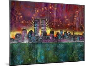 Skyline-Dean Russo- Exclusive-Mounted Giclee Print