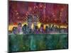 Skyline-Dean Russo- Exclusive-Mounted Premium Giclee Print