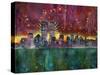 Skyline-Dean Russo- Exclusive-Stretched Canvas