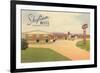 Skyliner Motel, Concordia, Kansas-null-Framed Art Print