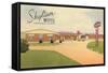 Skyliner Motel, Concordia, Kansas-null-Framed Stretched Canvas