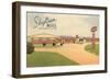 Skyliner Motel, Concordia, Kansas-null-Framed Art Print