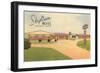 Skyliner Motel, Concordia, Kansas-null-Framed Art Print