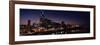 Skylines at Night Along Cumberland River, Nashville, Tennessee, USA 2013-null-Framed Photographic Print