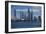 Skylines at the waterfront, Coral Sea, Surfer's Paradise, Gold Coast, Queensland, Australia-Panoramic Images-Framed Photographic Print