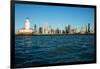 Skylines at the waterfront, Lake Michigan, Chicago, Cook County, Illinois, USA-null-Framed Photographic Print