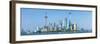 Skylines at the Waterfront, Oriental Pearl Tower, the Bund, Pudong, Huangpu River, Shanghai, China-null-Framed Photographic Print