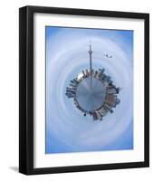 Skylines Of Toronto-null-Framed Art Print