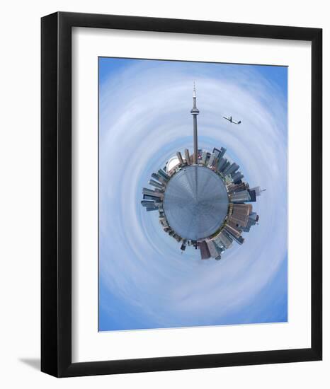 Skylines Of Toronto-null-Framed Art Print