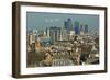 Skylines with Canary Wharf and Offices, London, England, United Kingdom-Charles Bowman-Framed Photographic Print