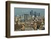 Skylines with Canary Wharf and Offices, London, England, United Kingdom-Charles Bowman-Framed Photographic Print