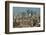 Skylines with Canary Wharf and Offices, London, England, United Kingdom-Charles Bowman-Framed Photographic Print