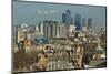 Skylines with Canary Wharf and Offices, London, England, United Kingdom-Charles Bowman-Mounted Photographic Print