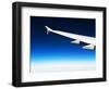 Skyplane View, Outlook, Aircraft Wing-Philippe Hugonnard-Framed Photographic Print