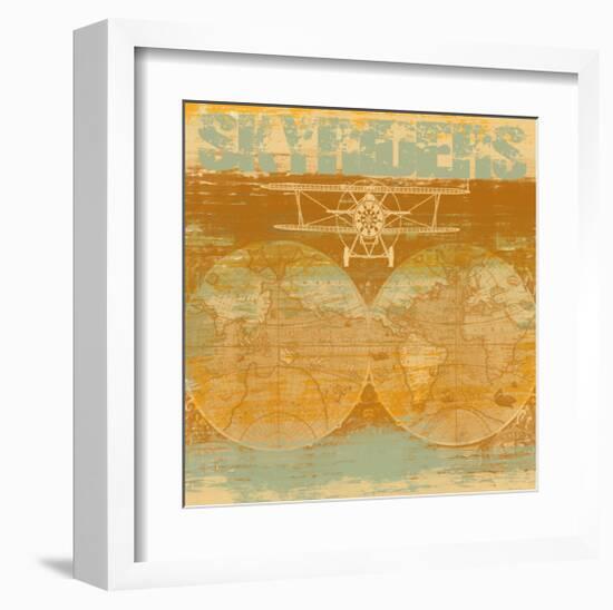 Skyriders-Yashna-Framed Art Print