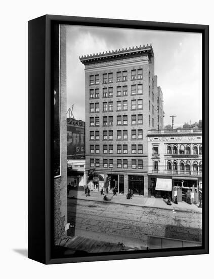 Skyscraper, Early 20th Century-Asahel Curtis-Framed Stretched Canvas