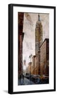 Skyscraper I - Empire State Building-Marti Bofarull-Framed Giclee Print