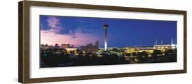 Skyscraper in a City, San Antonio, Texas, USA-null-Framed Photographic Print