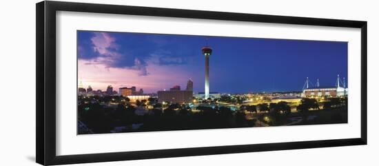 Skyscraper in a City, San Antonio, Texas, USA-null-Framed Photographic Print
