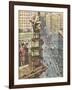 Skyscraper Table Tower-null-Framed Art Print