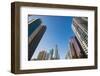 Skyscrapers along Sheikh Zayed Road, Dubai, UAE-null-Framed Photographic Print