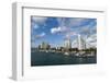 Skyscrapers and Marina, South Beach, Miami Beach, Florida, United States of America, North America-Sergio Pitamitz-Framed Photographic Print