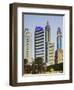 Skyscrapers at Sheikh Zayed Road, Dubai, United Arab Emirates-Rainer Mirau-Framed Photographic Print