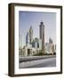 Skyscrapers at the 308th Road, Sheikh Zayed Road, Dubai, United Arab Emirates-Rainer Mirau-Framed Photographic Print