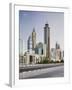 Skyscrapers at the 308th Road, Sheikh Zayed Road, Dubai, United Arab Emirates-Rainer Mirau-Framed Photographic Print