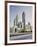 Skyscrapers at the 308th Road, Sheikh Zayed Road, Dubai, United Arab Emirates-Rainer Mirau-Framed Photographic Print