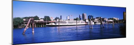 Skyscrapers at the Waterfront, Delta King Hotel, Sacramento, California, USA 2012-null-Mounted Photographic Print