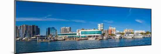 Skyscrapers at the waterfront, Sarasota, Florida, USA-null-Mounted Photographic Print