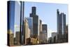 Skyscrapers, Chicago, Illinois, United States of America, North America-Amanda Hall-Stretched Canvas
