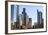 Skyscrapers, Chicago, Illinois, United States of America, North America-Amanda Hall-Framed Photographic Print