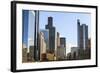 Skyscrapers, Chicago, Illinois, United States of America, North America-Amanda Hall-Framed Photographic Print