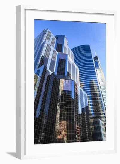 Skyscrapers, Chicago, Illinois, United States of America, North America-Amanda Hall-Framed Photographic Print