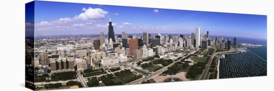 Skyscrapers, Chicago, Illinois, USA-null-Stretched Canvas