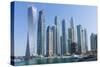 Skyscrapers, Dubai Marina, Dubai, United Arab Emirates, Middle East-Fraser Hall-Stretched Canvas