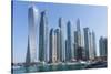 Skyscrapers, Dubai Marina, Dubai, United Arab Emirates, Middle East-Fraser Hall-Stretched Canvas
