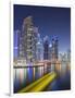 Skyscrapers, Dubai Marina, Dubai, United Arab Emirates-Rainer Mirau-Framed Photographic Print