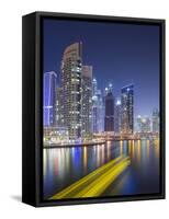 Skyscrapers, Dubai Marina, Dubai, United Arab Emirates-Rainer Mirau-Framed Stretched Canvas