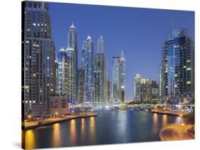 Skyscrapers, Dubai Marina, Dubai, United Arab Emirates-Rainer Mirau-Stretched Canvas