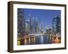 Skyscrapers, Dubai Marina, Dubai, United Arab Emirates-Rainer Mirau-Framed Premium Photographic Print